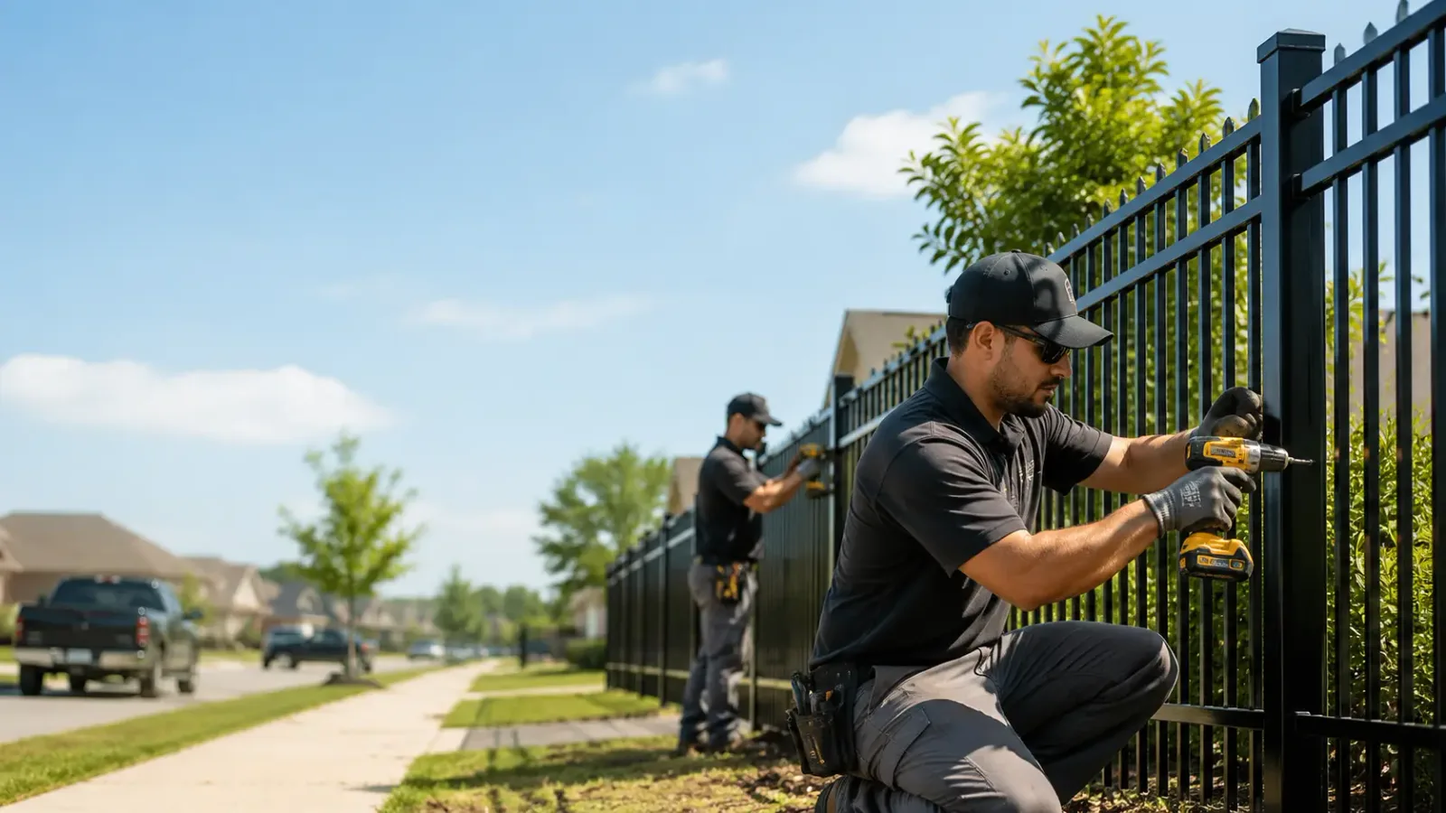 Metal Fence Installation in Sellersburg, IN